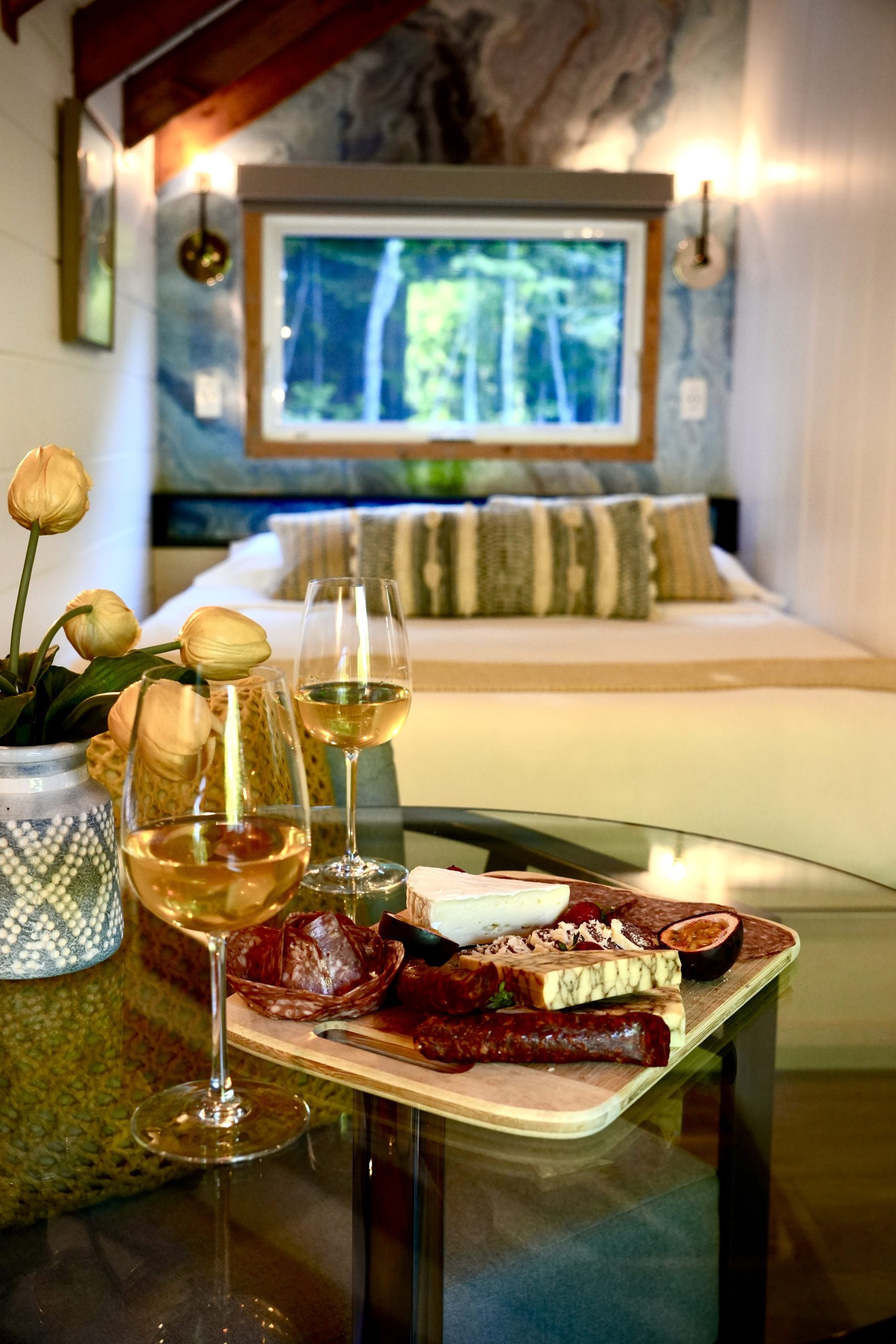 séjour romantique unité glamping pour deux