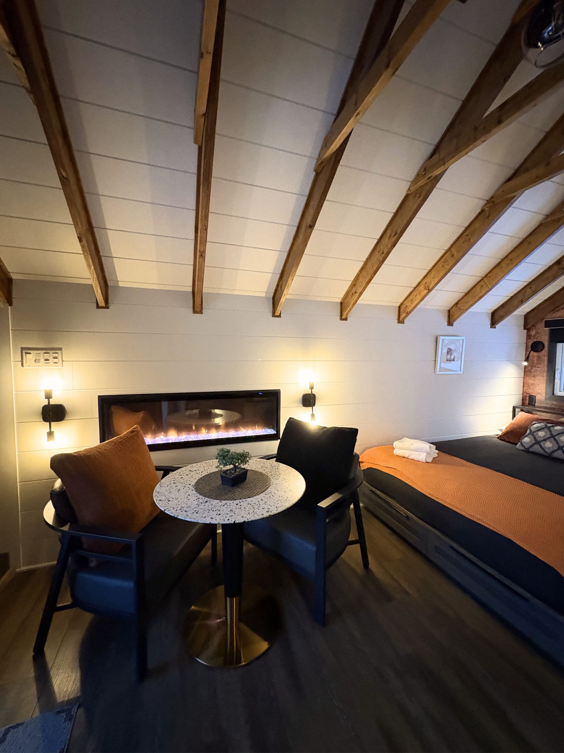mini-chalet pour deux avec spa privé