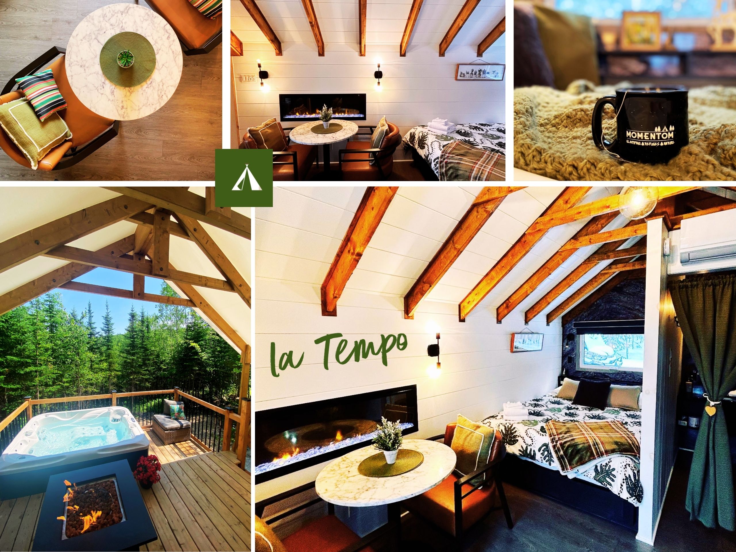 Glamping mini-chalet Tempo